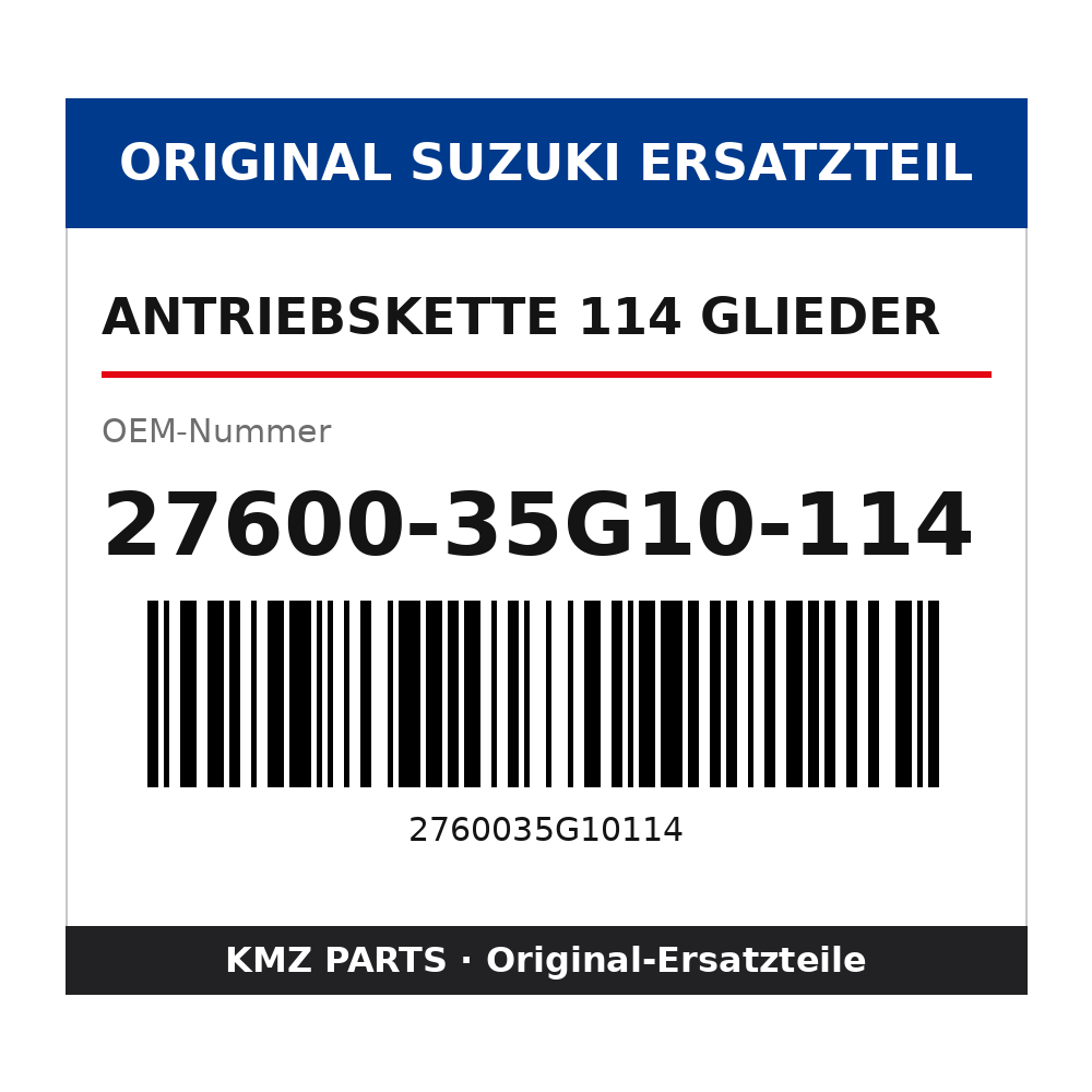 Suzuki Antriebskette 114 Glieder 27600-35G10-114