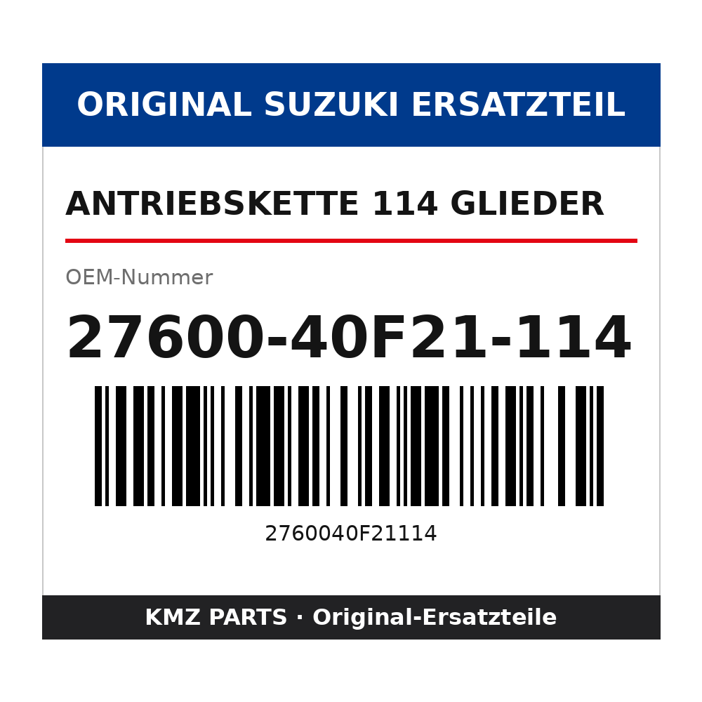 Suzuki Antriebskette 114 Glieder 27600-40F21-114