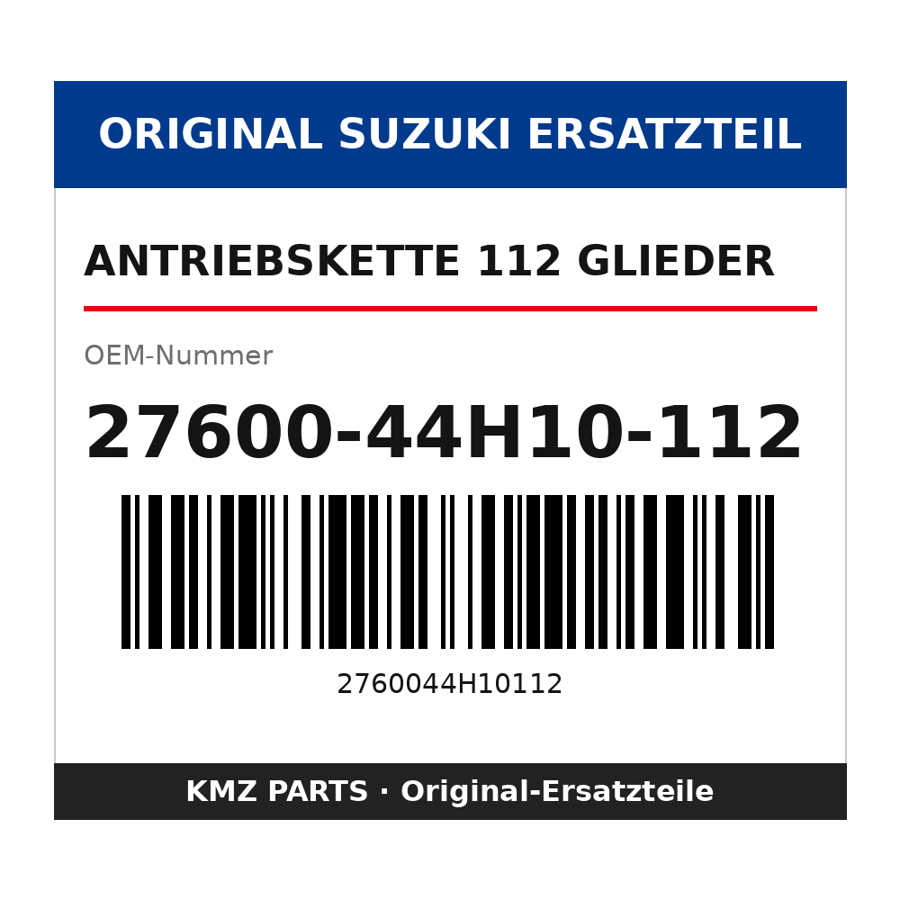 Suzuki Antriebskette 112 Glieder 27600-44H10-112
