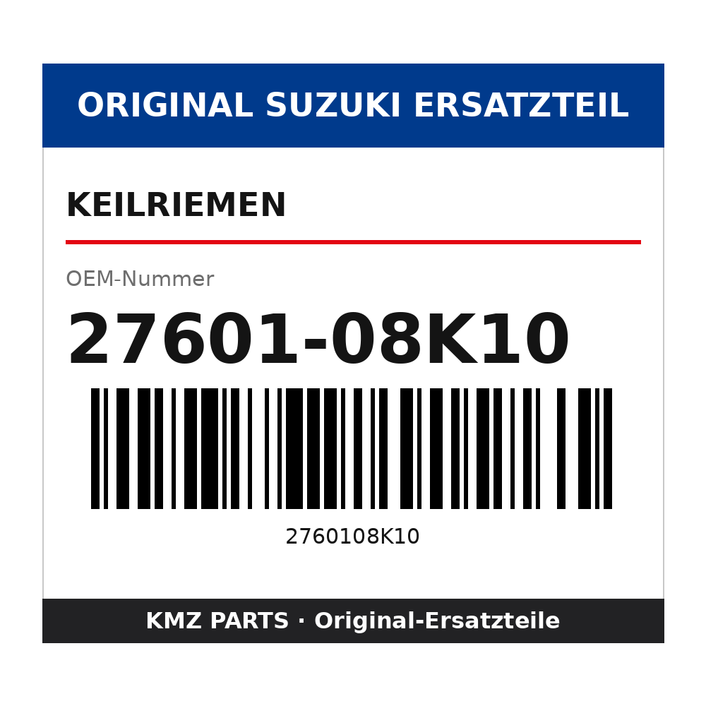 Suzuki Keilriemen 27601-08K10
