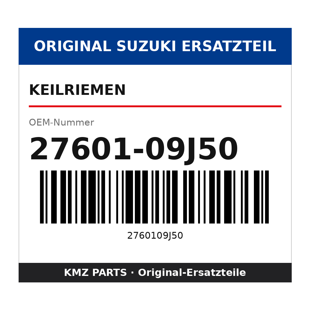 Suzuki Keilriemen 27601-09J50