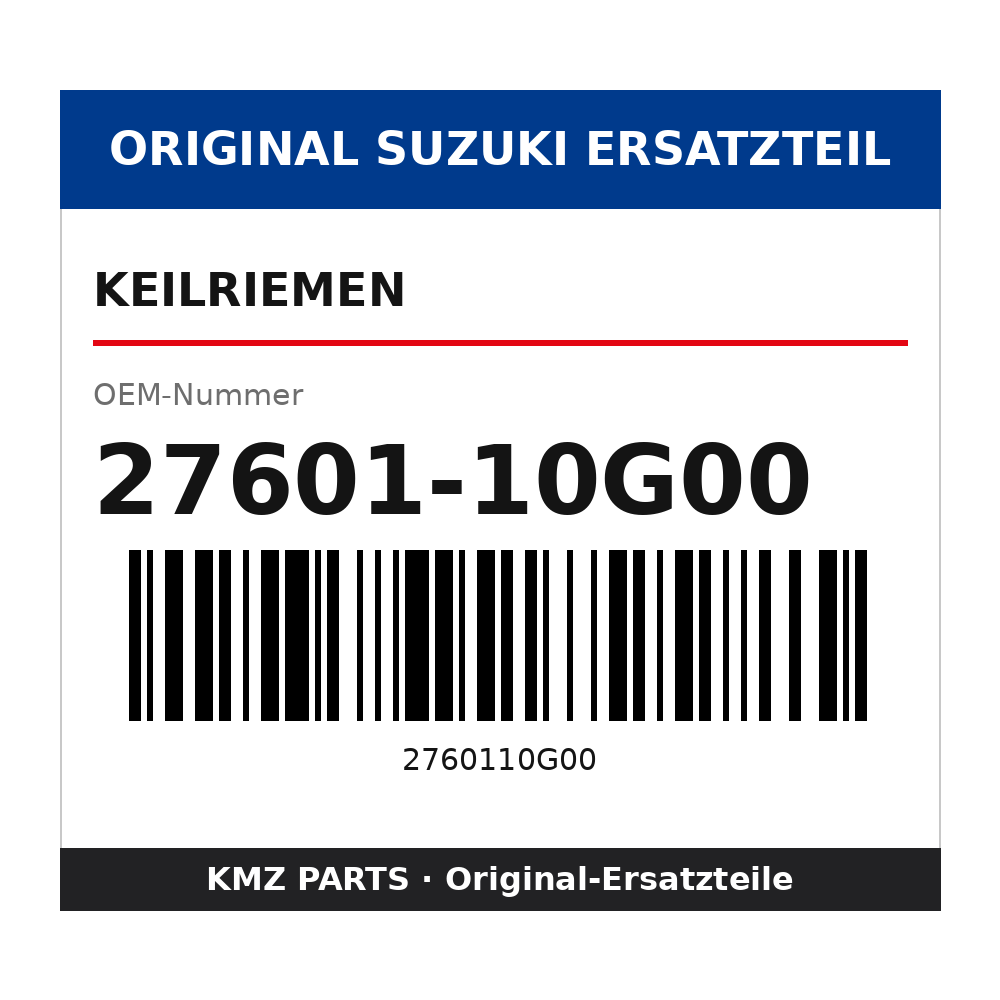 Suzuki Keilriemen 27601-10G00