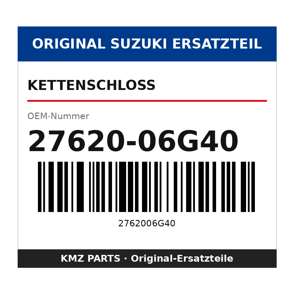Suzuki Kettenschloss 27620-06G40
