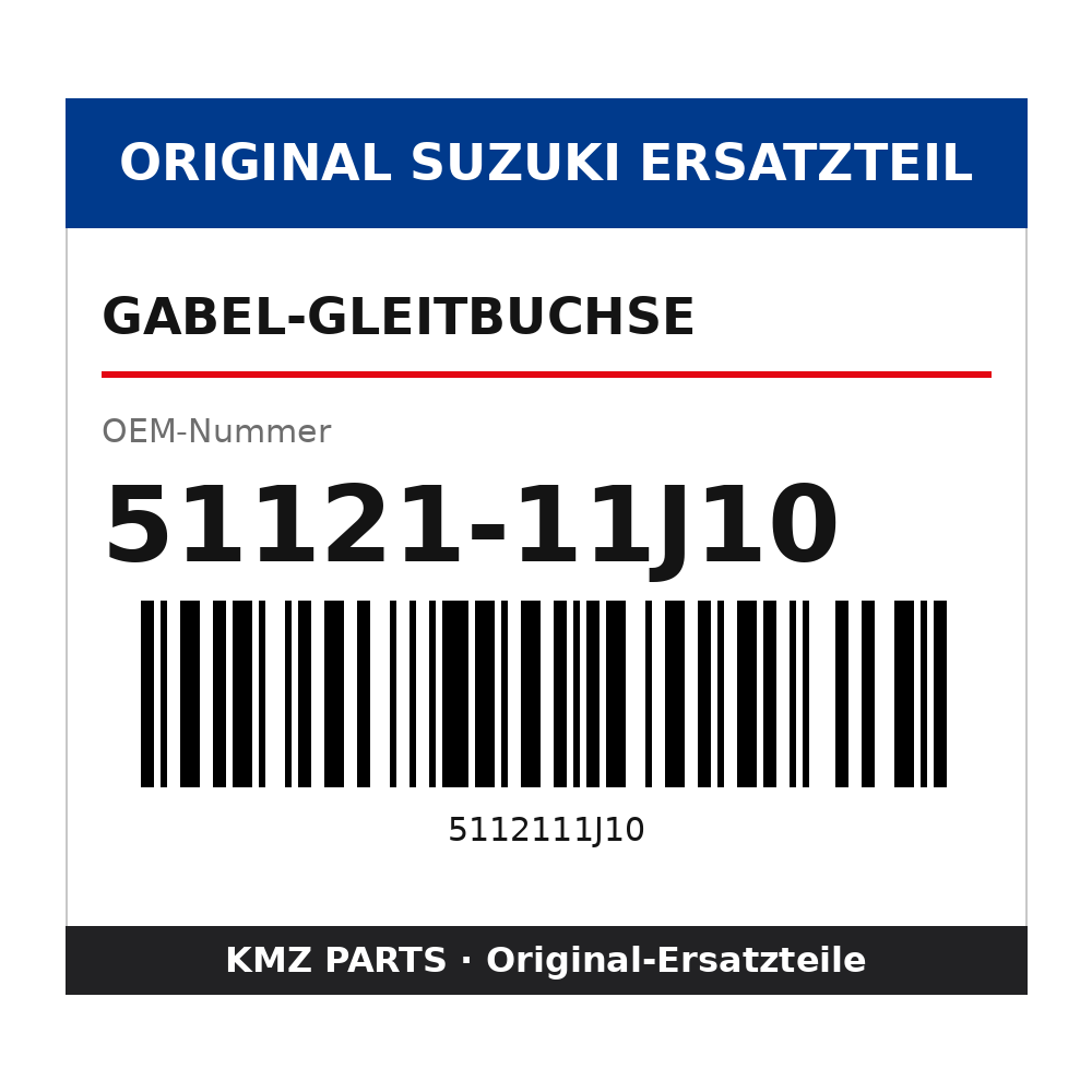 Suzuki Gabel-Gleitbuchse 51121-11J10