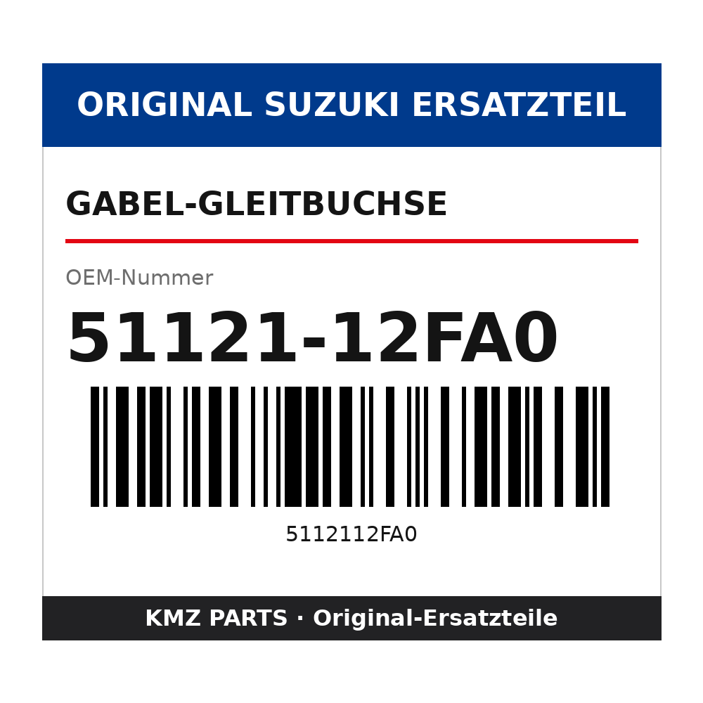 Suzuki Gabel-Gleitbuchse 51121-12FA0