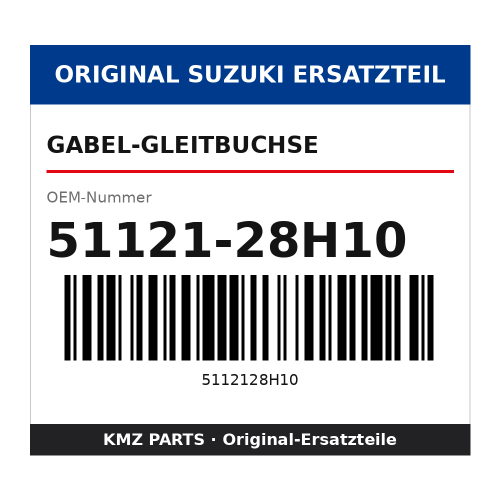 Suzuki Gabel-Gleitbuchse 51121-28H10