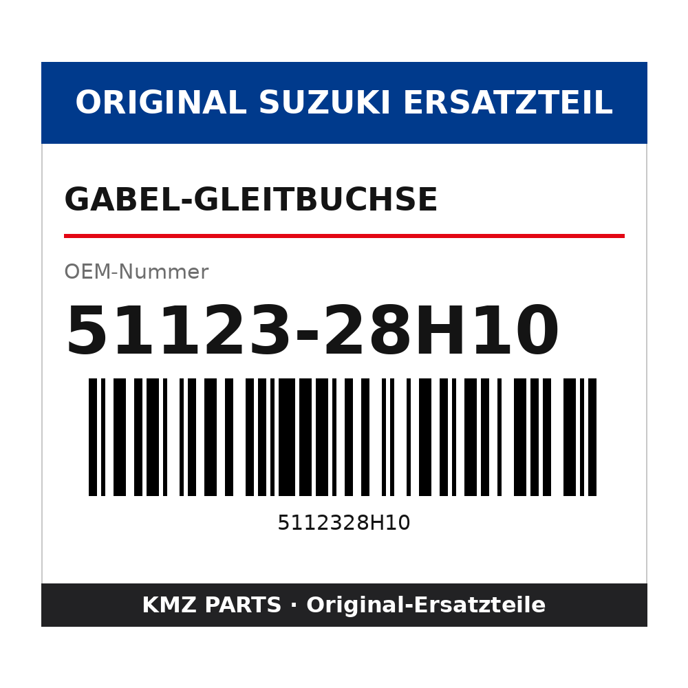 Suzuki Gabel-Gleitbuchse 51123-28H10