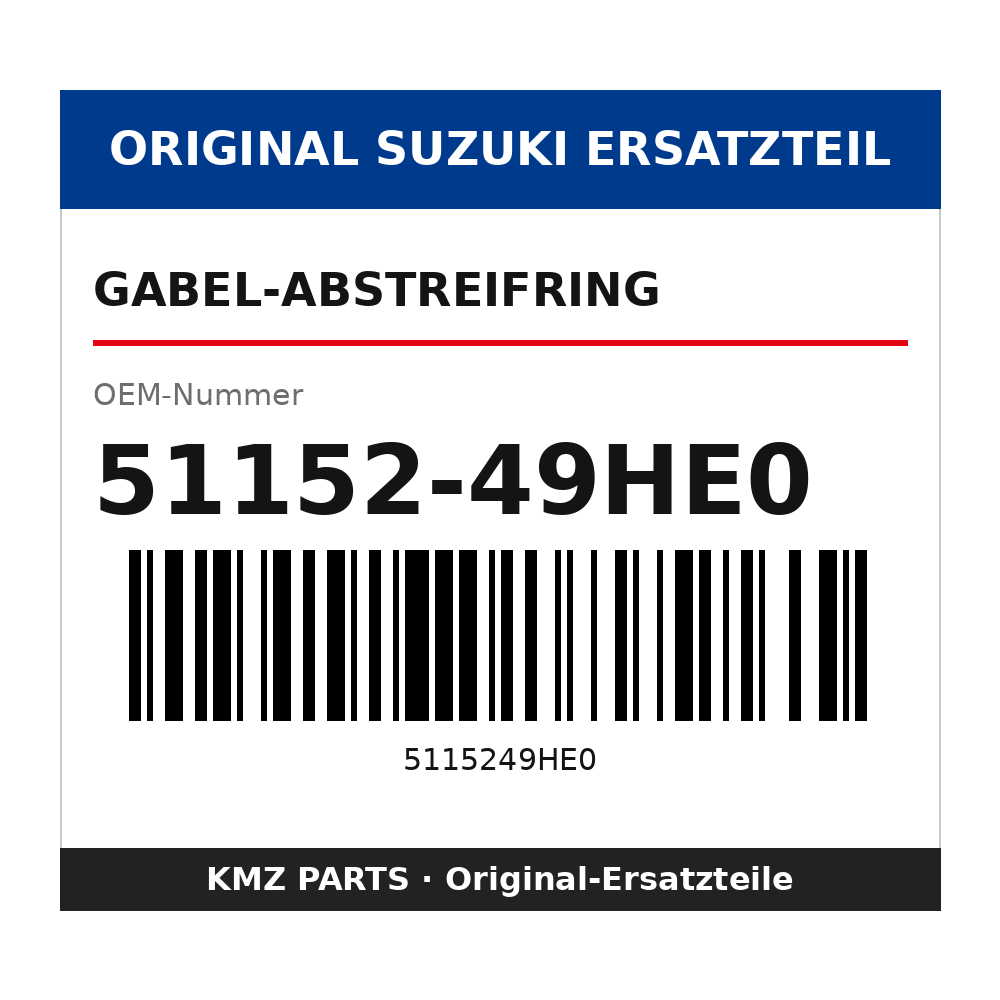 Suzuki Gabel-Abstreifring 51152-49HE0