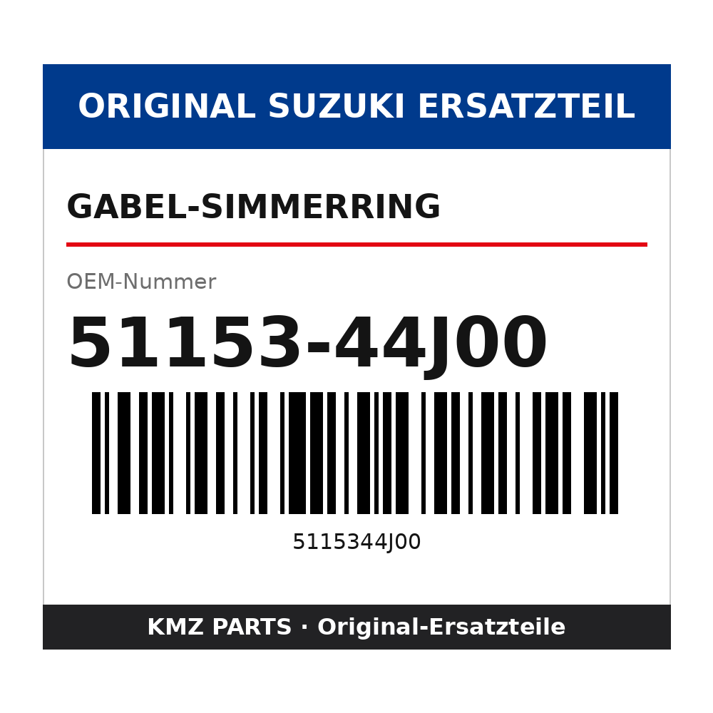 Suzuki Gabel-Simmerring 51153-44J00