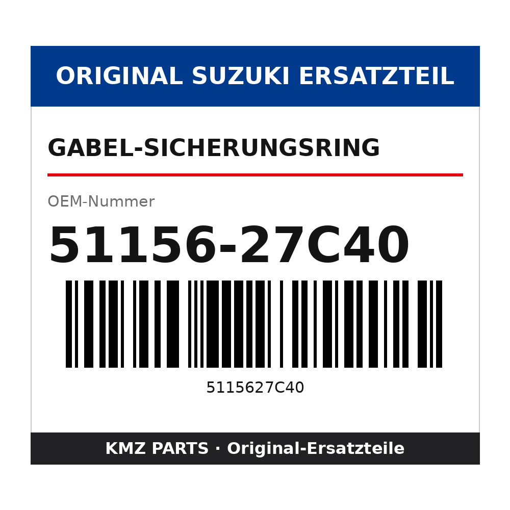 Suzuki Gabel-Sicherungsring 51156-27C40