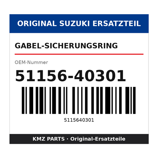 Suzuki Gabel-Sicherungsring 51156-40301