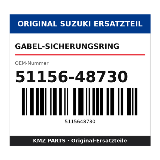 Suzuki Gabel-Sicherungsring 51156-48730