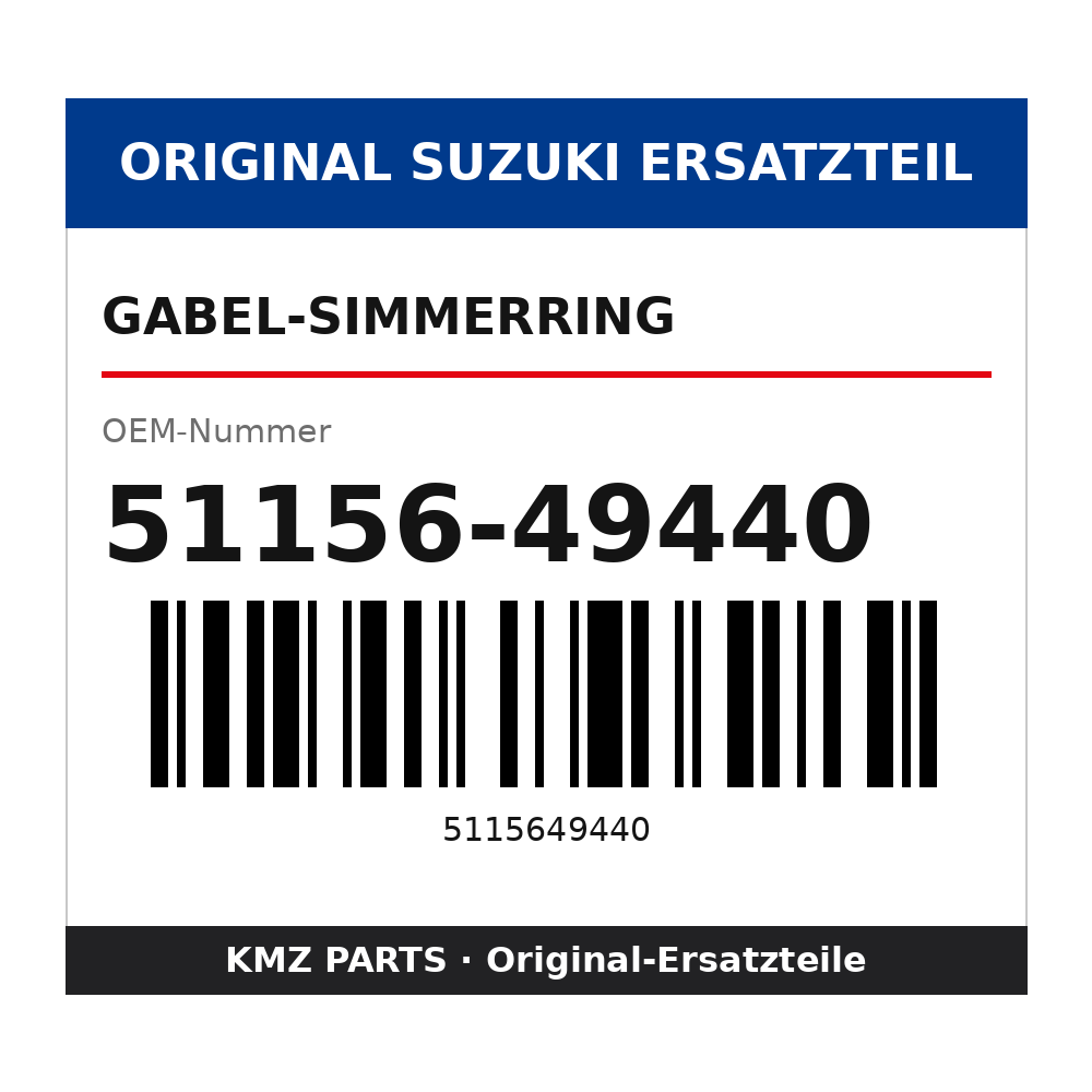 Suzuki Gabel-Simmerring 51156-49440