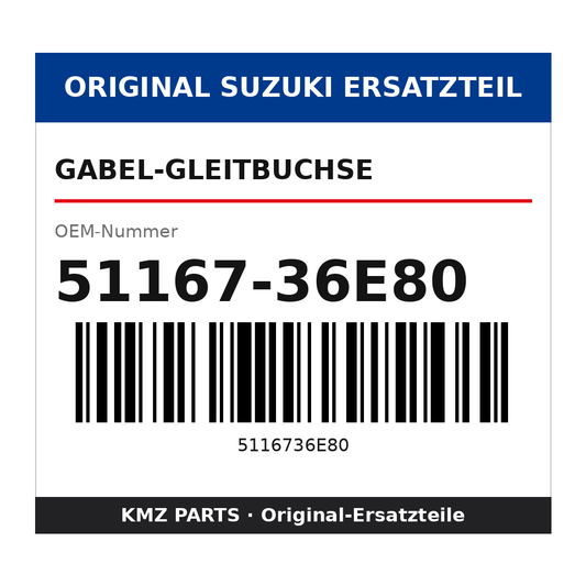 Suzuki Gabel-Gleitbuchse 51167-36E80