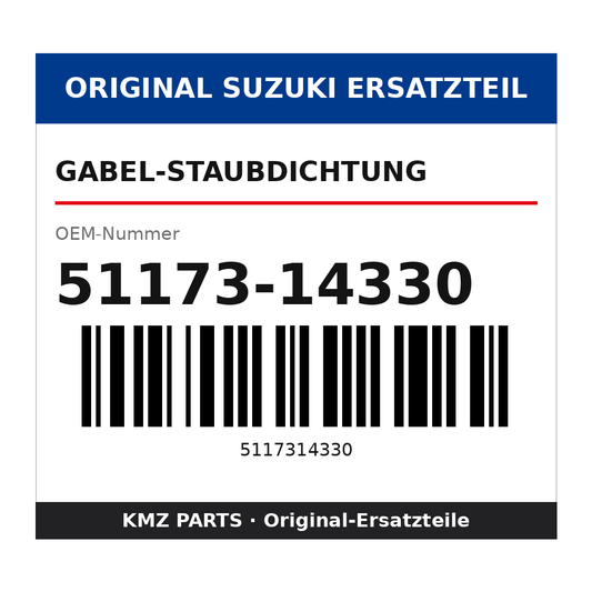 Suzuki Gabel-Staubdichtung 51173-14330