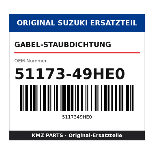 Suzuki Gabel-Staubdichtung 51173-49HE0