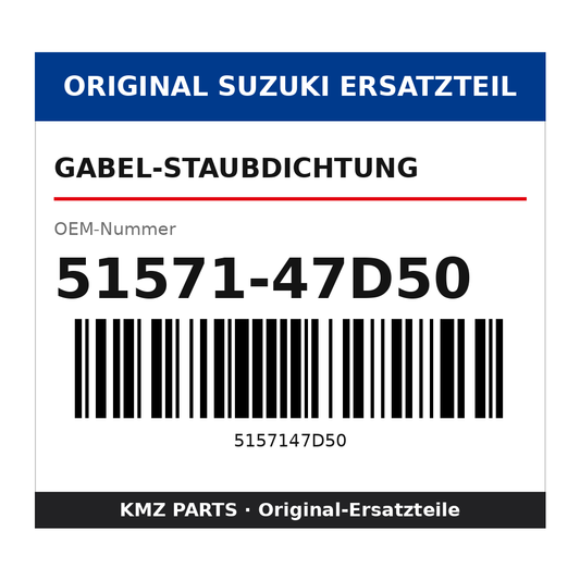 Suzuki Gabel-Staubdichtung 51571-47D50