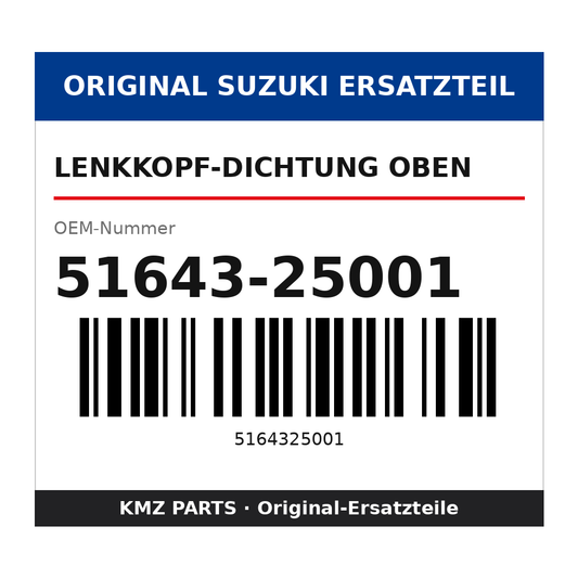 Suzuki Lenkkopf-Dichtung oben 51643-25001