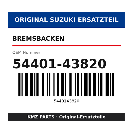 Suzuki Bremsbacken 54401-43820