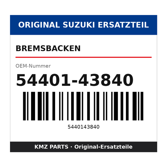 Suzuki Bremsbacken 54401-43840