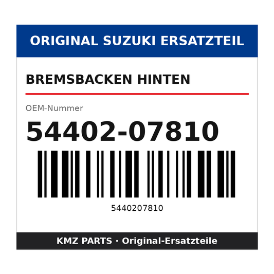 Suzuki Bremsbacken hinten 54402-07810