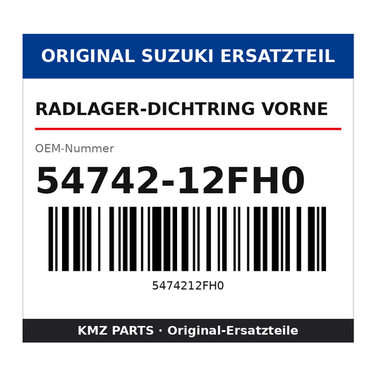 Suzuki Radlager-Dichtring vorne 54742-12FH0