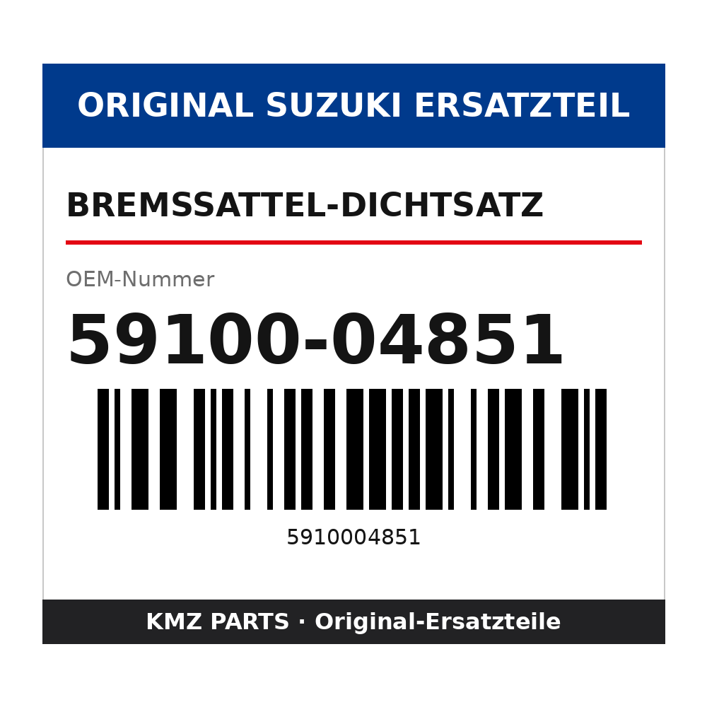 Suzuki Bremssattel-Dichtsatz 59100-04851
