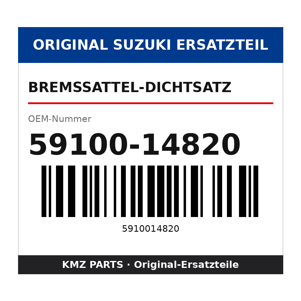 Suzuki Bremssattel-Dichtsatz 59100-14820