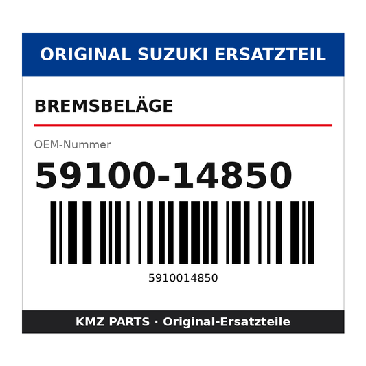 Suzuki Bremsbeläge 59100-14850