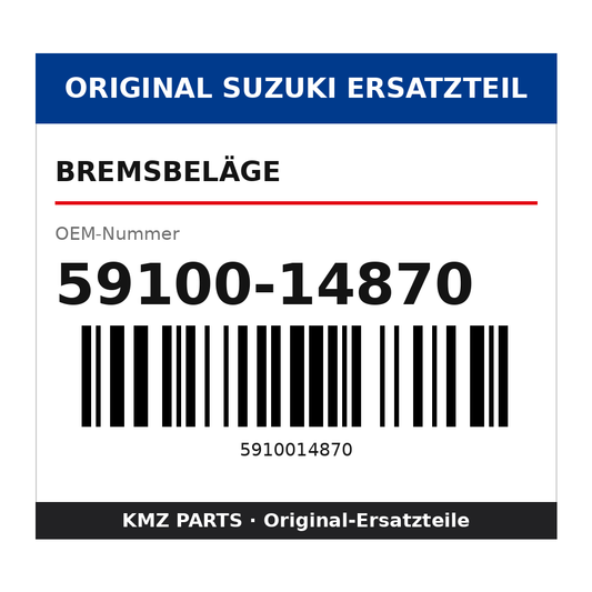 Suzuki Bremsbeläge 59100-14870