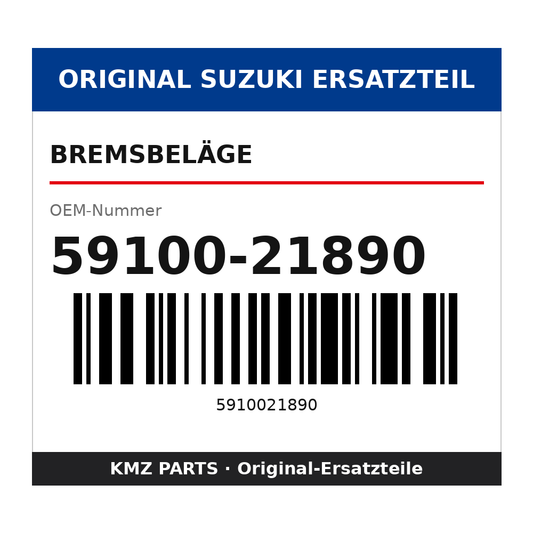 Suzuki Bremsbeläge 59100-21890