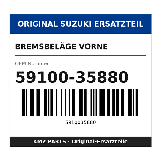Suzuki Bremsbeläge vorne 59100-35880