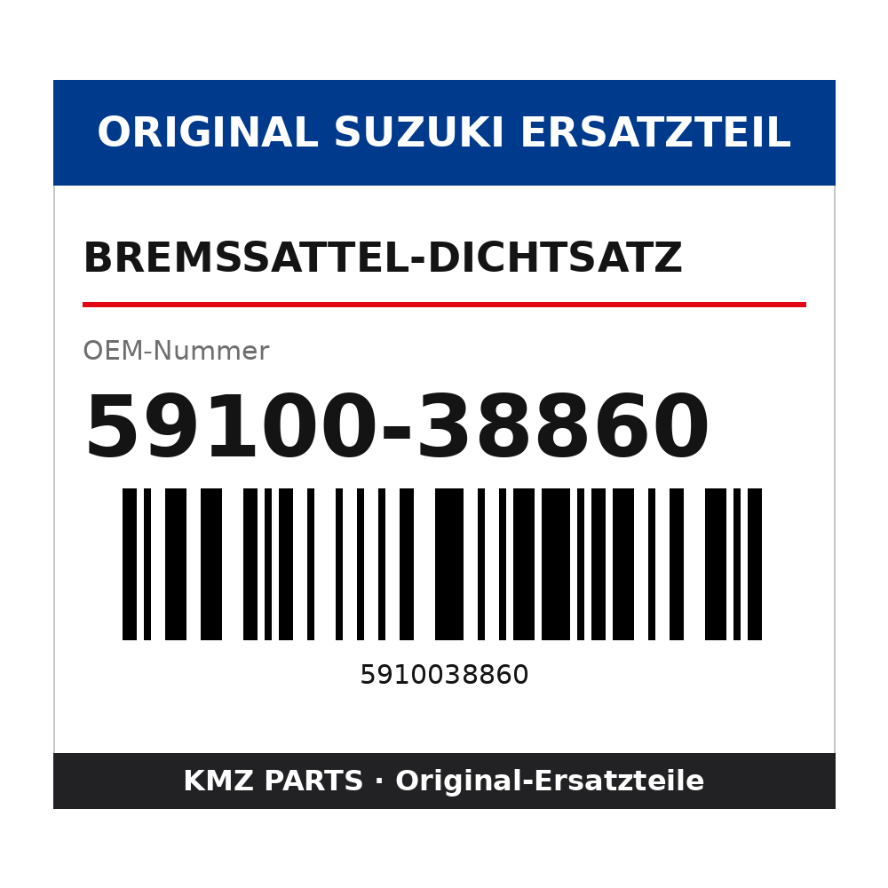 Suzuki Bremssattel-Dichtsatz 59100-38860