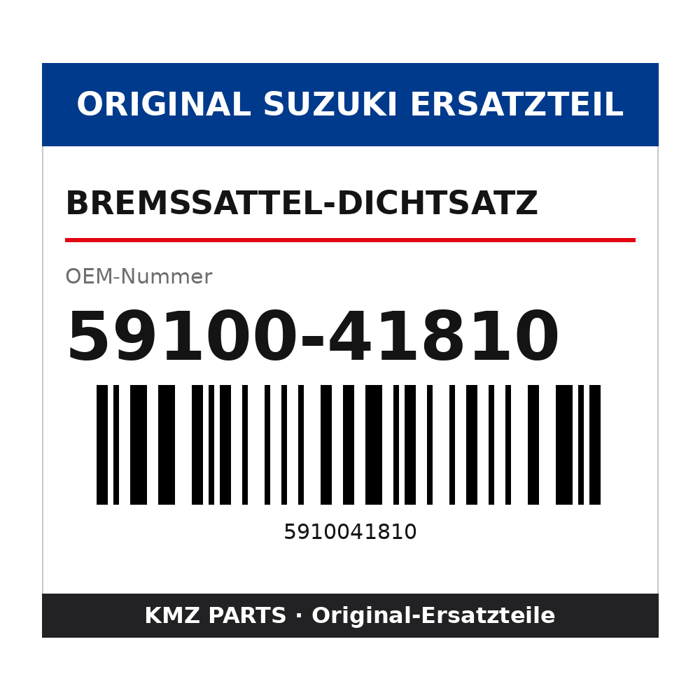 Suzuki Bremssattel-Dichtsatz 59100-41810