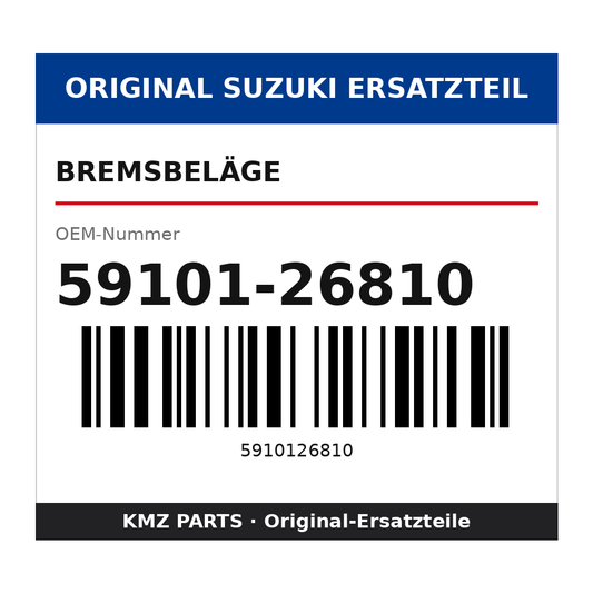 Suzuki Bremsbeläge 59101-26810