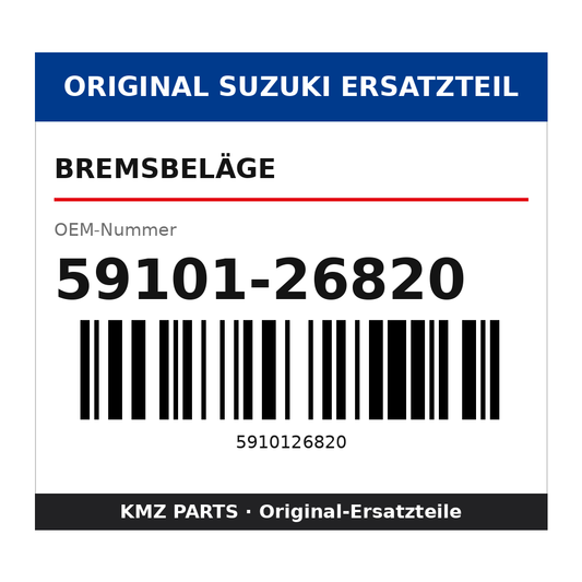 Suzuki Bremsbeläge 59101-26820