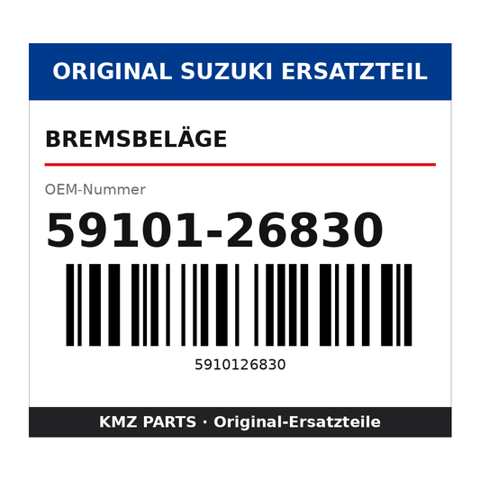 Suzuki Bremsbeläge 59101-26830