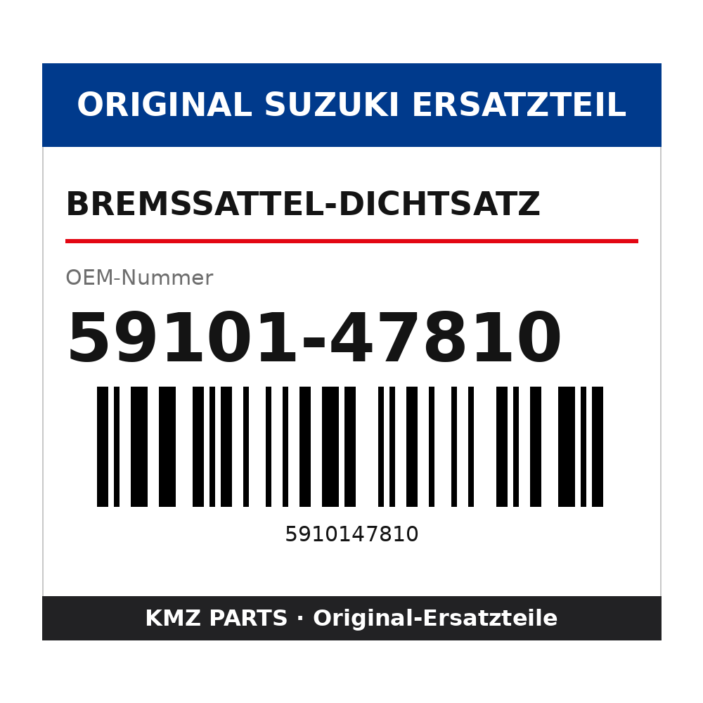 Suzuki Bremssattel-Dichtsatz 59101-47810