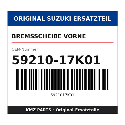 Suzuki Bremsscheibe vorne 59210-17K01