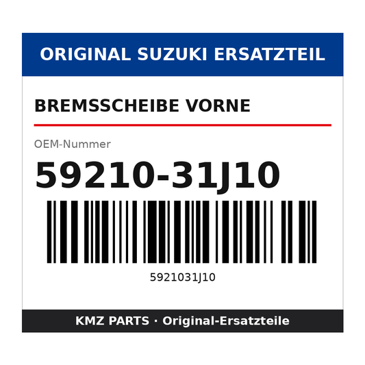 Suzuki Bremsscheibe vorne 59210-31J10