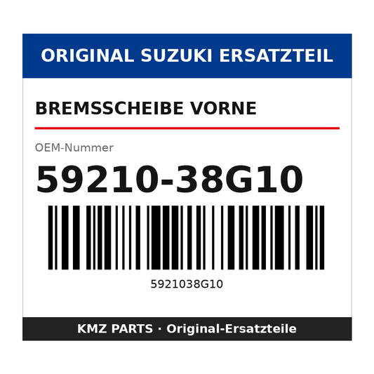 Suzuki Bremsscheibe vorne 59210-38G10