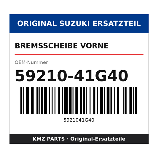 Suzuki Bremsscheibe vorne 59210-41G40