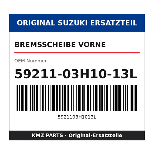 Suzuki Bremsscheibe vorne 59211-03H10-13L
