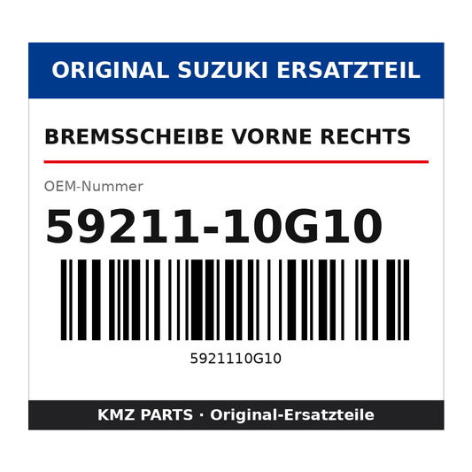 Suzuki Bremsscheibe vorne rechts 59211-10G10