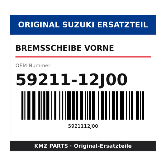 Suzuki Bremsscheibe vorne 59211-12J00