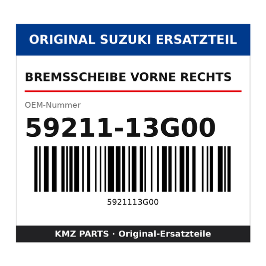 Suzuki Bremsscheibe vorne rechts 59211-13G00