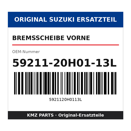 Suzuki Bremsscheibe vorne 59211-20H01-13L
