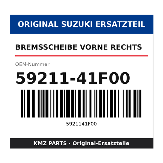 Suzuki Bremsscheibe vorne rechts 59211-41F00