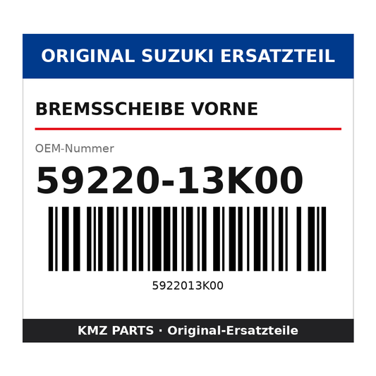 Suzuki Bremsscheibe vorne 59220-13K00
