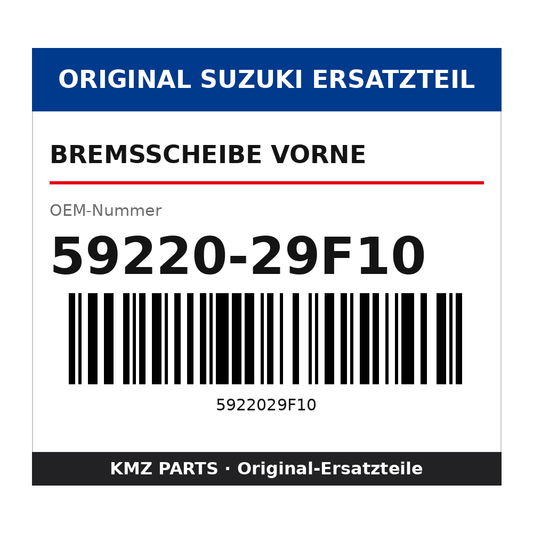 Suzuki Bremsscheibe vorne 59220-29F10